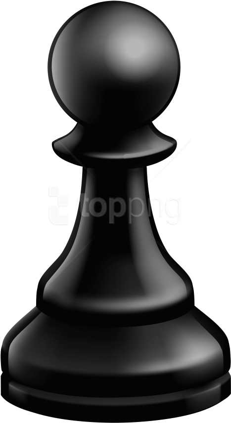Free Png Download Pawn Black Chess Piece Clipart Png - Pawn Chess Piece Png Transparent Png (480x865), Png Download