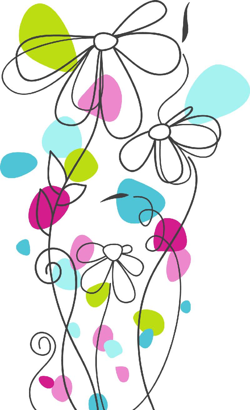 Volver - Imagenes De Flores Animadas Bonitas Clipart (800x1310), Png Download