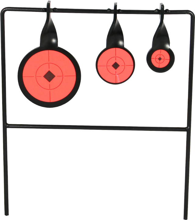 Triple Spinner Target - Skjutmål 22lr Clipart (641x721), Png Download