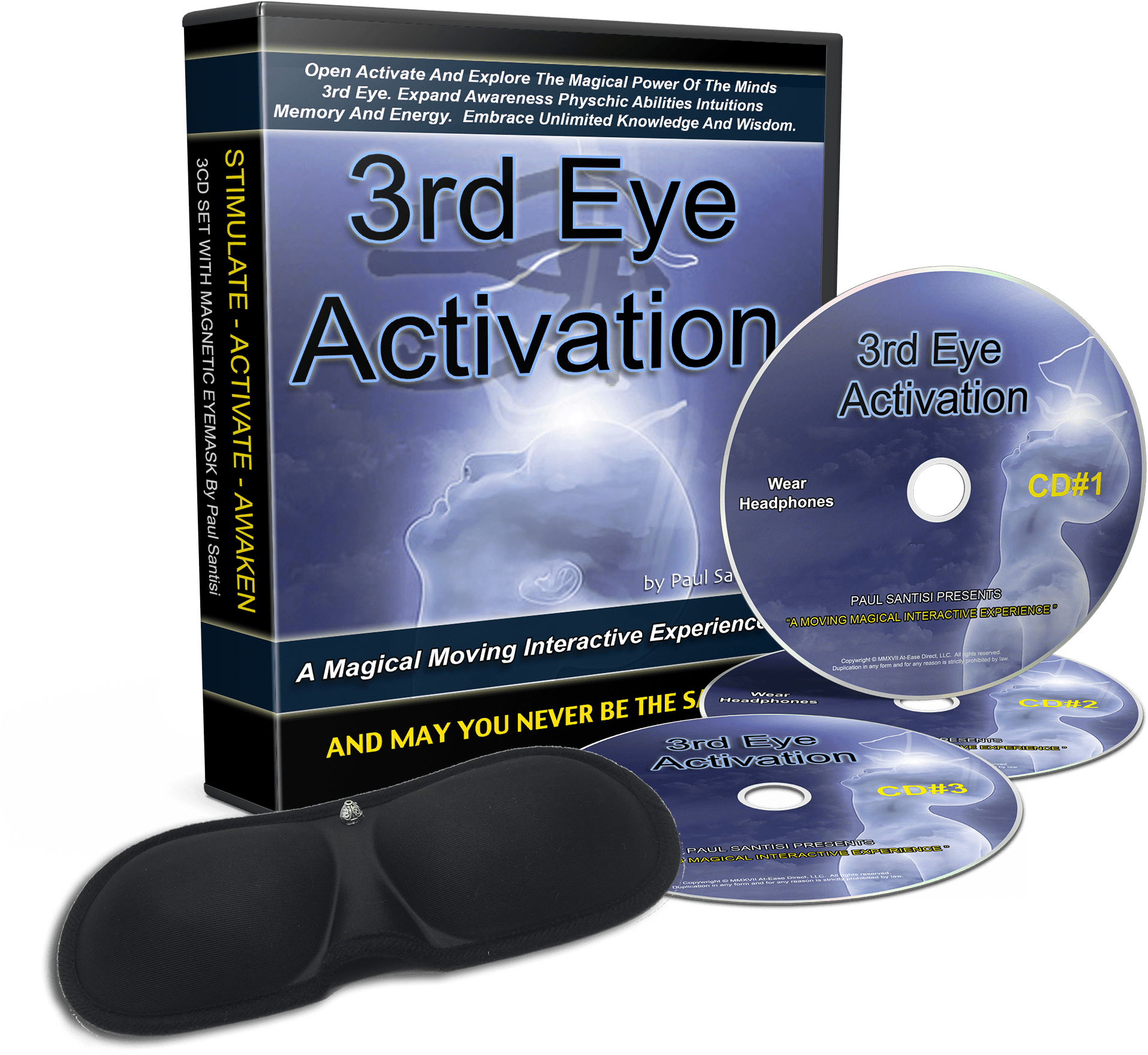 Magentic Eye Mask And 3cd Set Is $99 - Science Book Clipart (2498x1941), Png Download