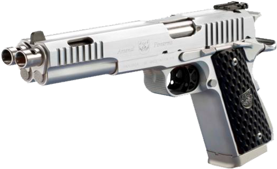 Af2011-dbdp - 45 - - Double Barrel Pistol Png Clipart (1000x1000), Png Download