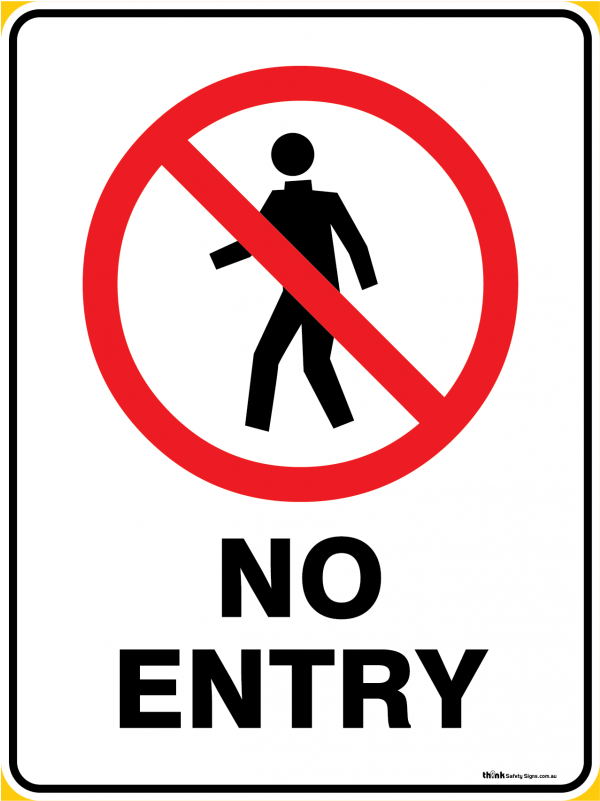 Prohibition No Entry - No Entry Authorised Personnel Only Clipart (800x800), Png Download