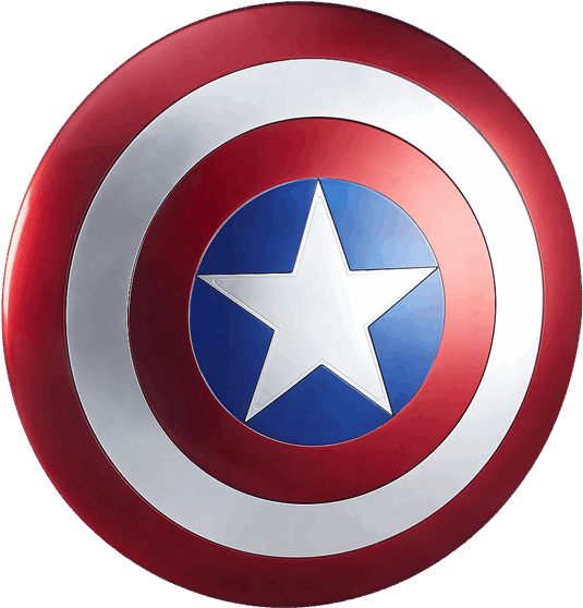 Shield Marvel Legends 24" Replica - Marvel Legends Captain America Shield Clipart (600x600), Png Download