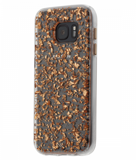 Gold Leaf Karat Case For Samsung Galaxy S7, Made By Clipart (840x560), Png Download