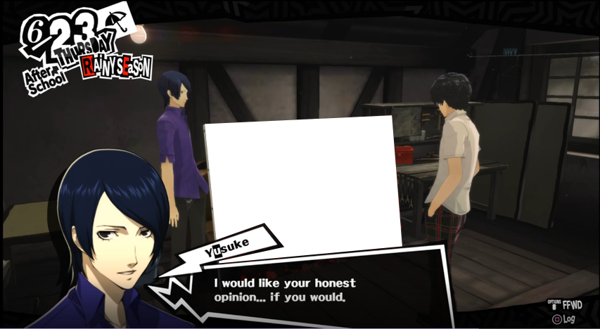 In A Similar Vein - Yusuke Persona 5 Memes Clipart (853x468), Png Download