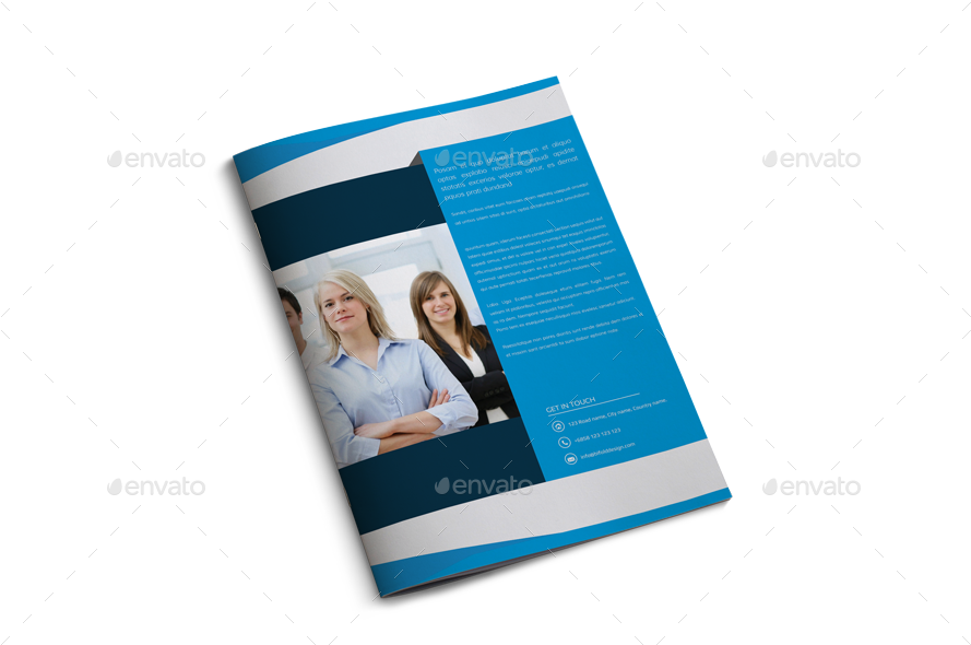 Corporate Bi-fold Brochure - Business Clipart (900x600), Png Download