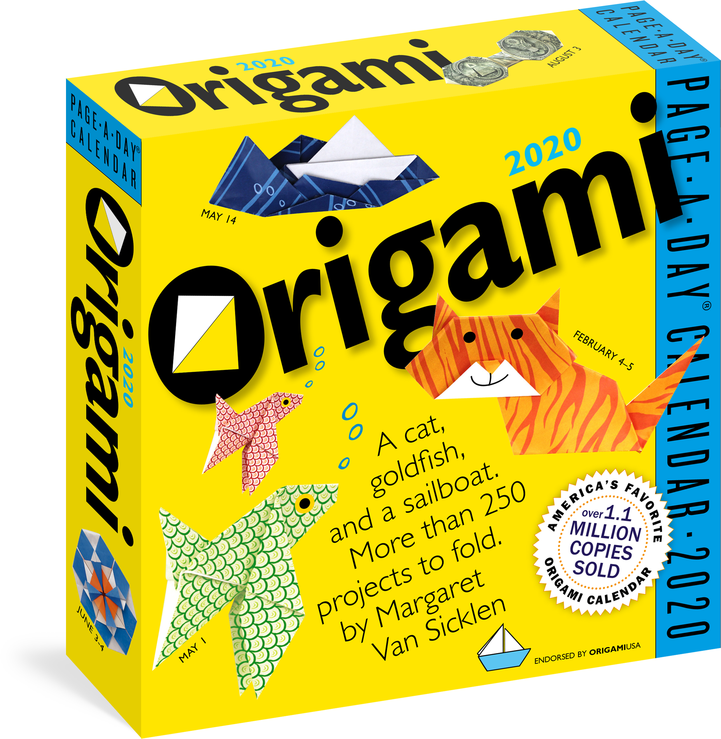 Origami Page A Day Calendar - Paper Clipart (2550x2550), Png Download