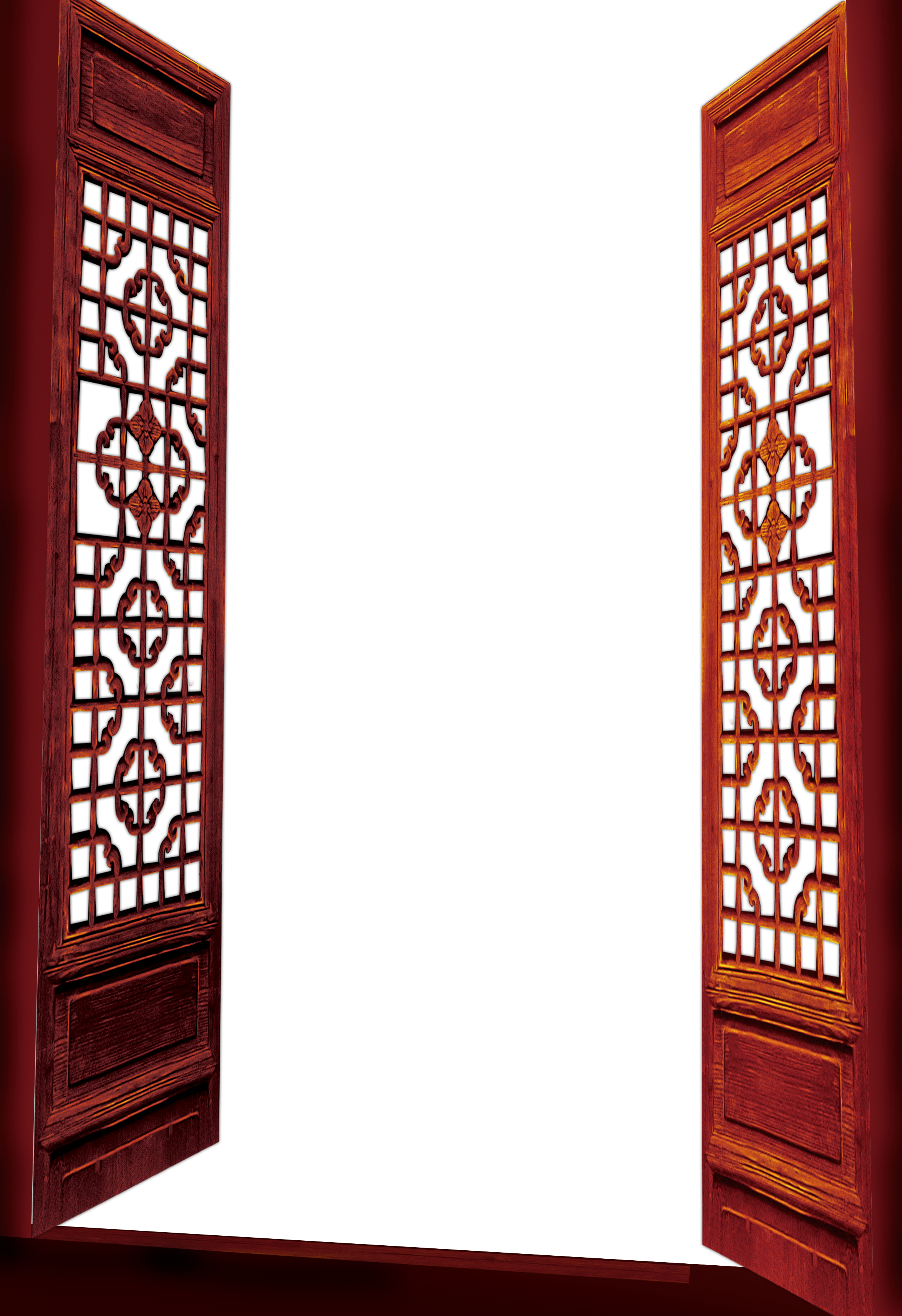 Chinese Open Door Png Clipart (2348x3425), Png Download