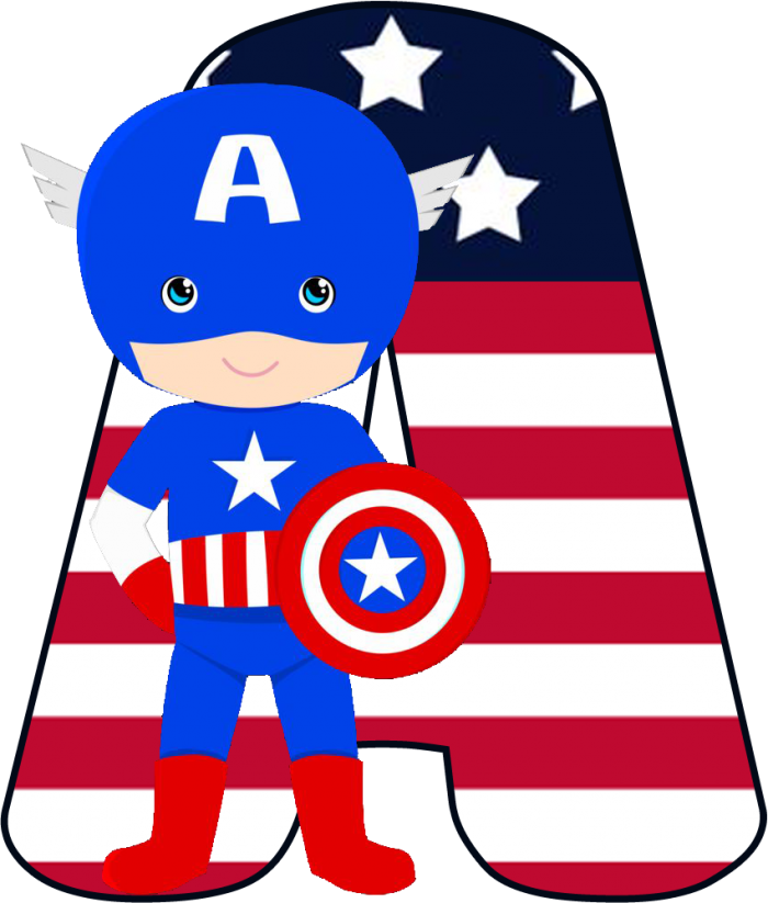 Capitão America Infantil Png - Topo De Bolo Capitao America Png Clipart (700x823), Png Download