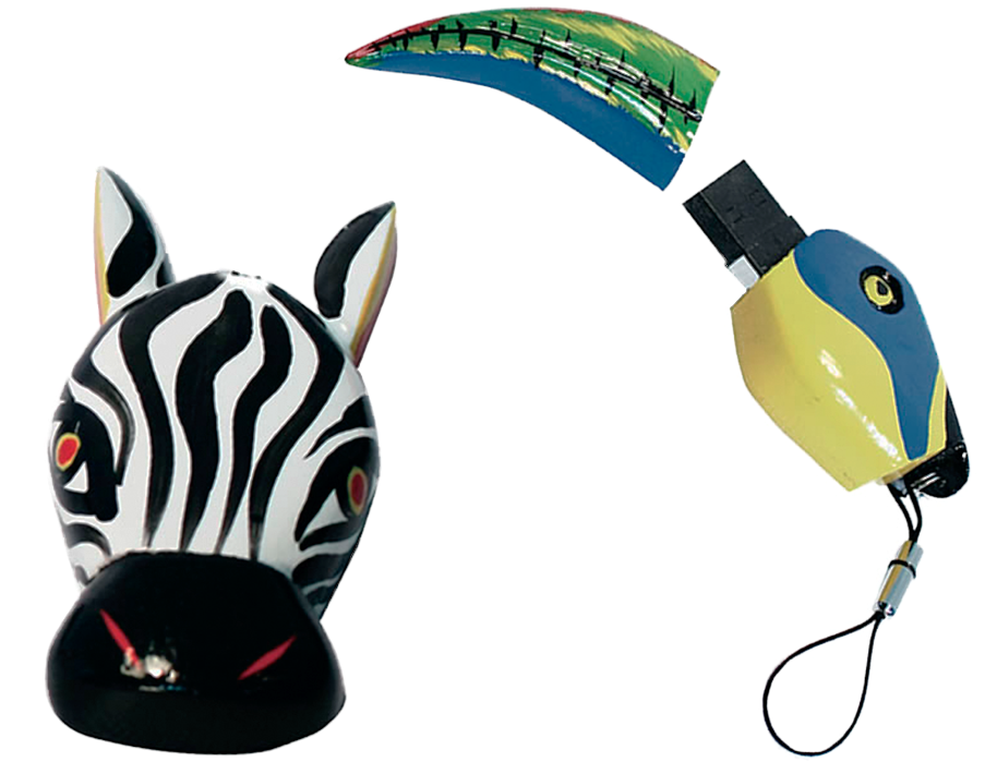 Memorias Usb Carnaval - Zebra Clipart (1173x880), Png Download