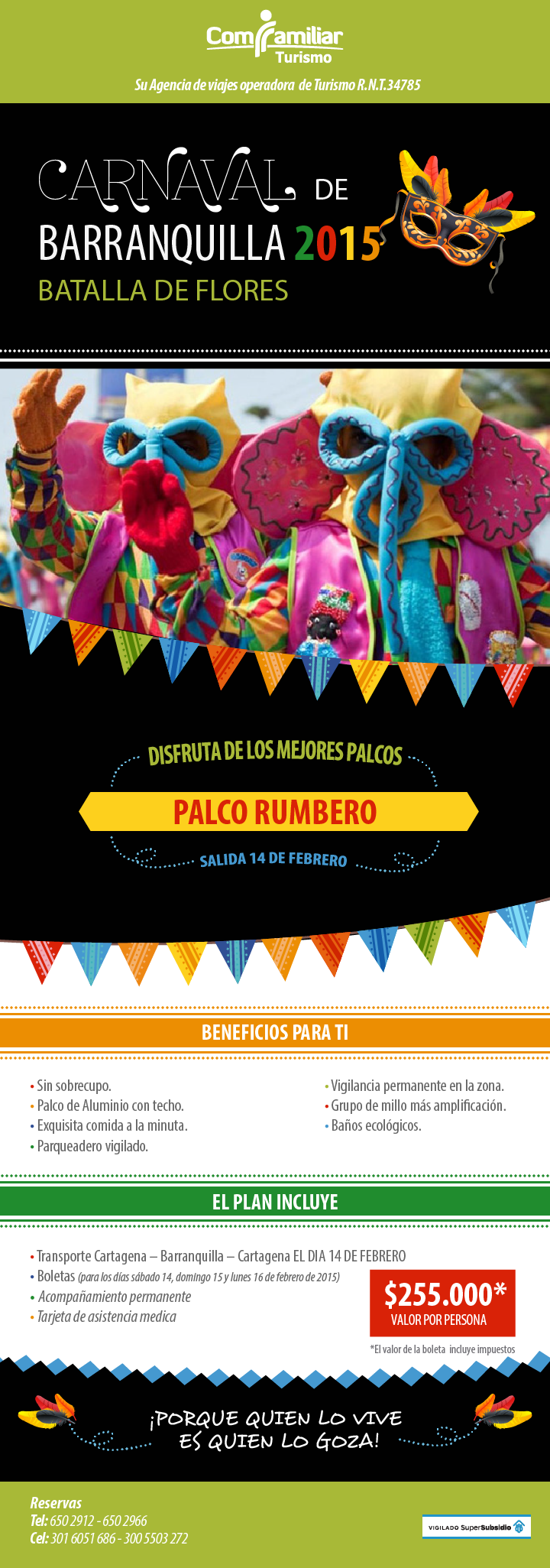 Carnaval De Barranquilla 2015 Batalla De Flores Clipart (720x2051), Png Download