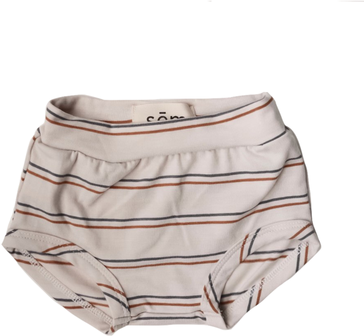 Sēm Label, Baby Retro Stripe Baby Bloomers-last Size - Briefs Clipart (567x600), Png Download