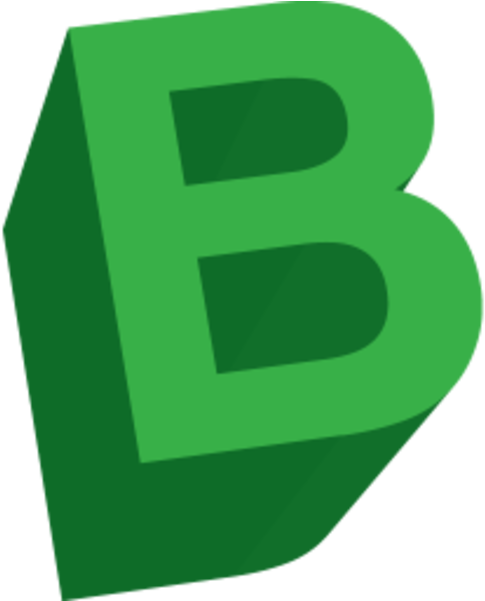 Letter B Icon - 3d Letter B Png Clipart (600x600), Png Download