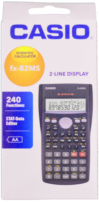 Casio Scientific Calculator Fx 82ms Clipart (650x651), Png Download