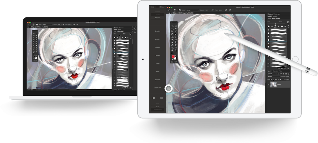 Use The Mac Creative Tools You Know & Love With The - Astropad Ipad Clipart (1095x493), Png Download