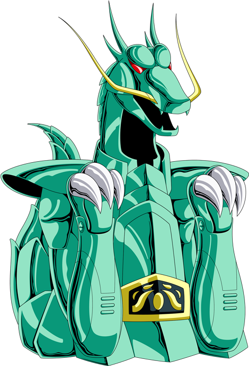 Armaduras De Los Caballeros De Bronce - Armadura De Dragon Caballeros Del Zodiaco Clipart (563x750), Png Download