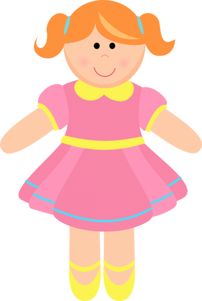 Desenho De Bonecas Png - Mocinha Desenho Clipart (689x1024), Png Download