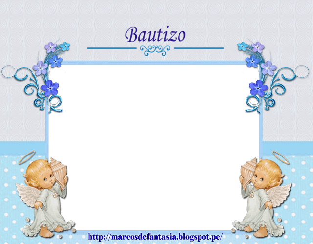 Marcos De Bautismo Png Clipart (640x499), Png Download