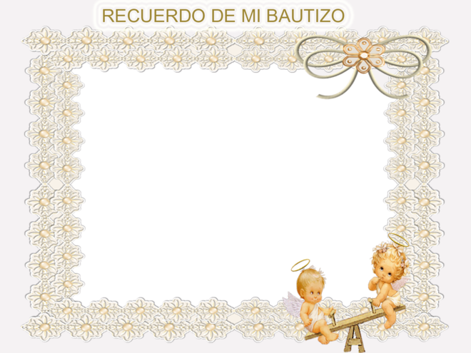 Marcos Para Bautizo Png - Paper Clipart (660x495), Png Download
