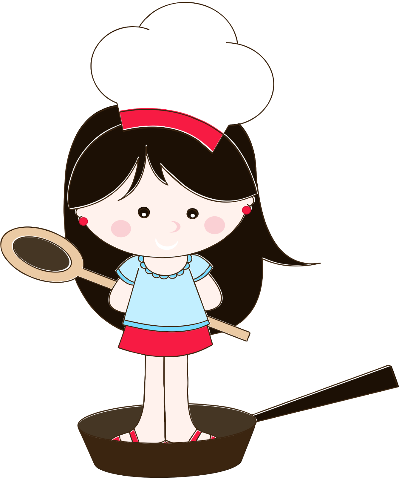 Bonecas Em Png - Bonequinha Cozinheira Png Clipart (1338x1600), Png Download