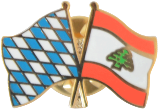 Lebanon Friendship Flag Pin, Badge - Coin Purse Clipart (1500x1051), Png Download