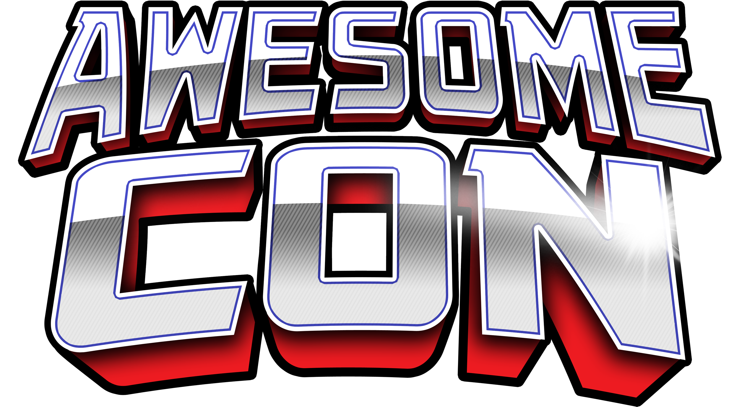 Logos - Awesome Con 2017 Logo Clipart (2500x1508), Png Download