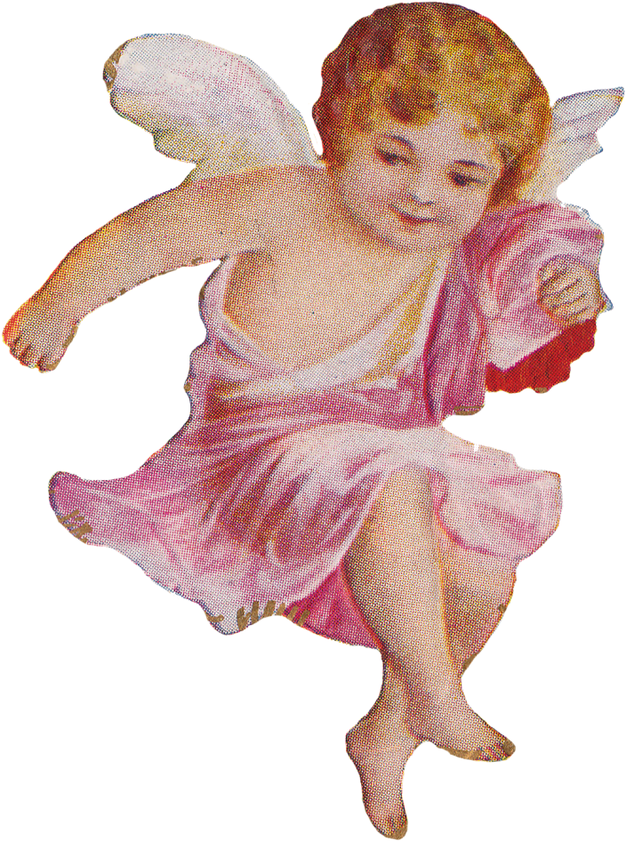 Wings Of Whimsy - Transparent Cherub Angel Png Clipart (730x975), Png Download