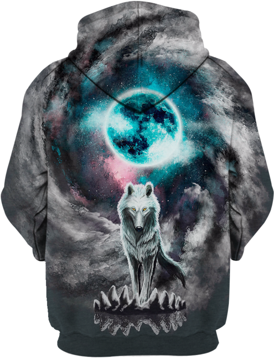 Wolf Hoodie 3d Wolf Hoodie 3d - Wolf Clipart (547x714), Png Download