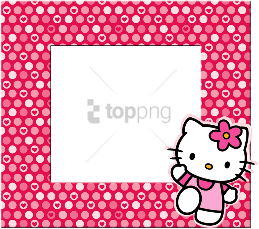 Free Png Hello Kitty Border Png Images Transparent - Famous Cartoon Characters For Girls Clipart (850x765), Png Download