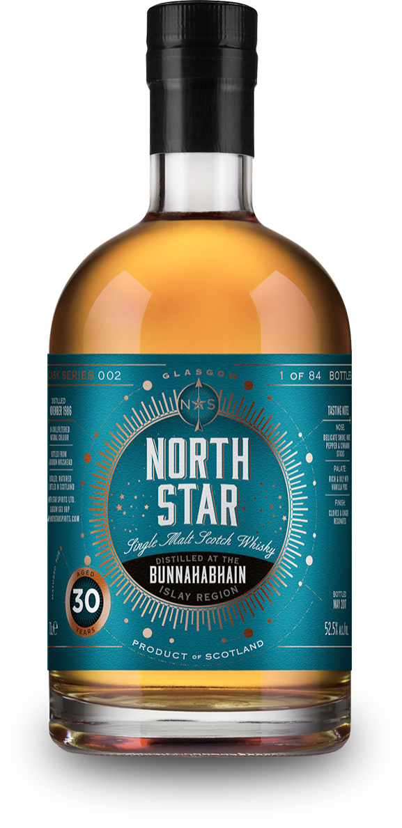 Bunnahabhain - North Star Vega Whisky 40 Clipart (577x1189), Png Download