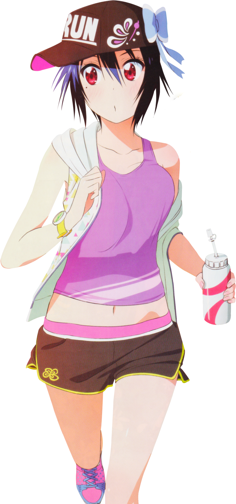 She Is Fit For This Bracket - Anime Girl Running Clothes Clipart (913x1726), Png Download