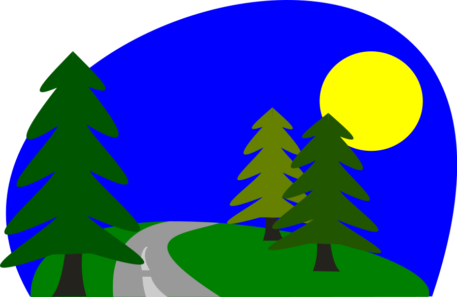 Winding Road Clipart - Country Road Clip Art - Png Download (900x585), Png Download