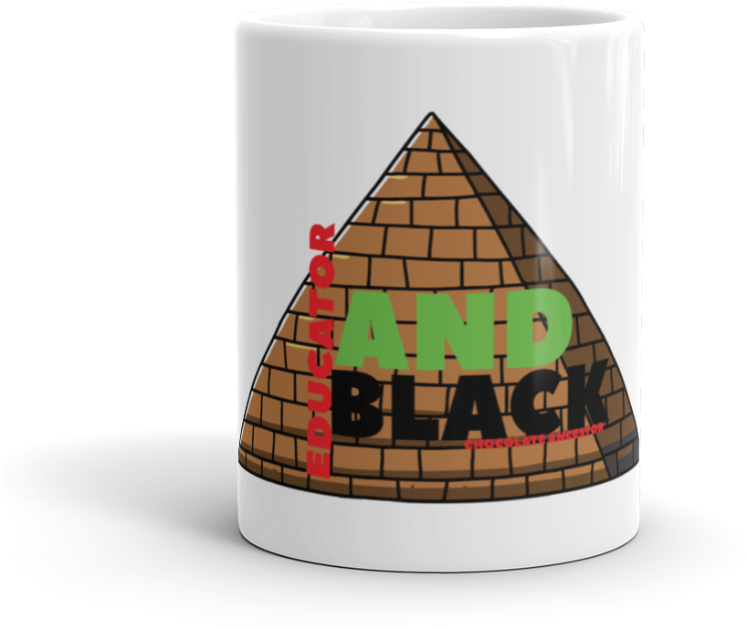 Chocolate Ancestor, Llc- Educator And Black Pyramid - Mug Clipart (1000x1000), Png Download
