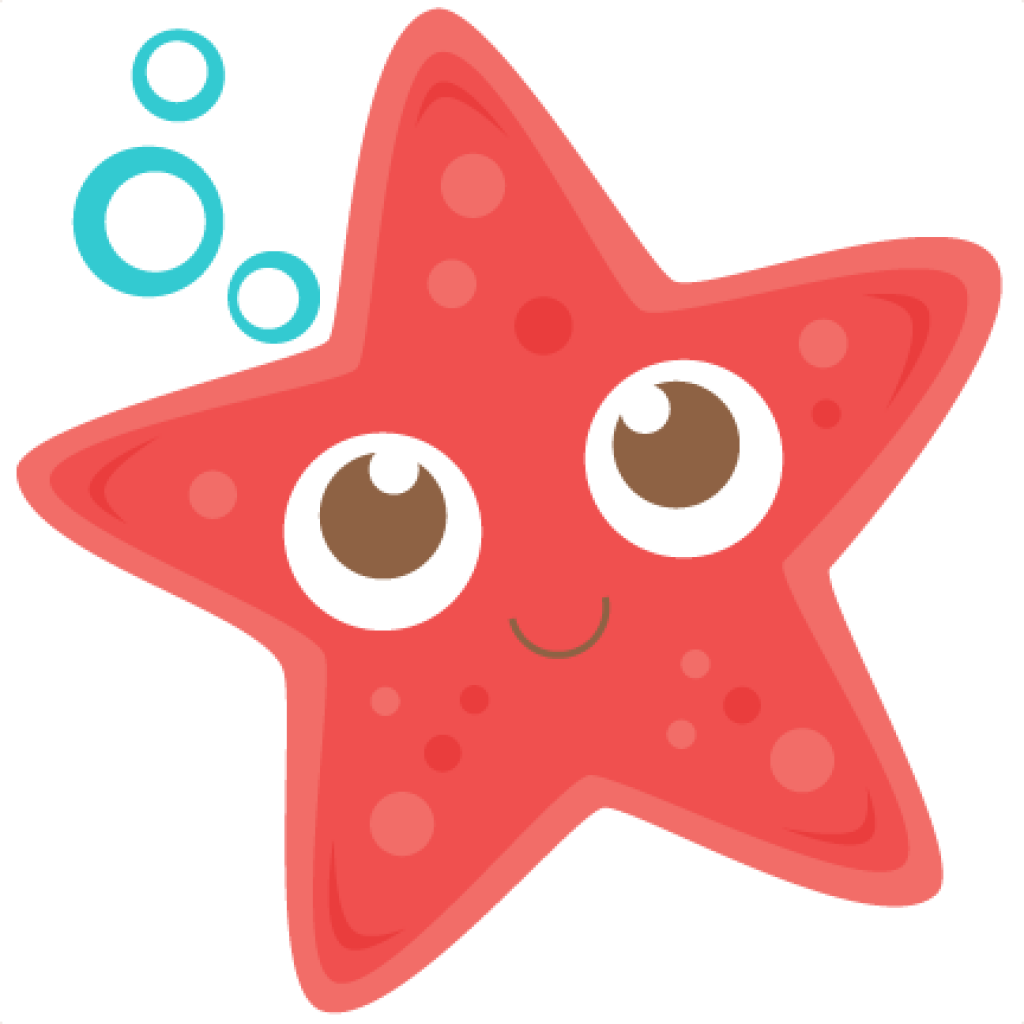 Starfish Clipart Starfish Clipart At Getdrawings Free - Cute Starfish Clipart - Png Download (1024x1024), Png Download