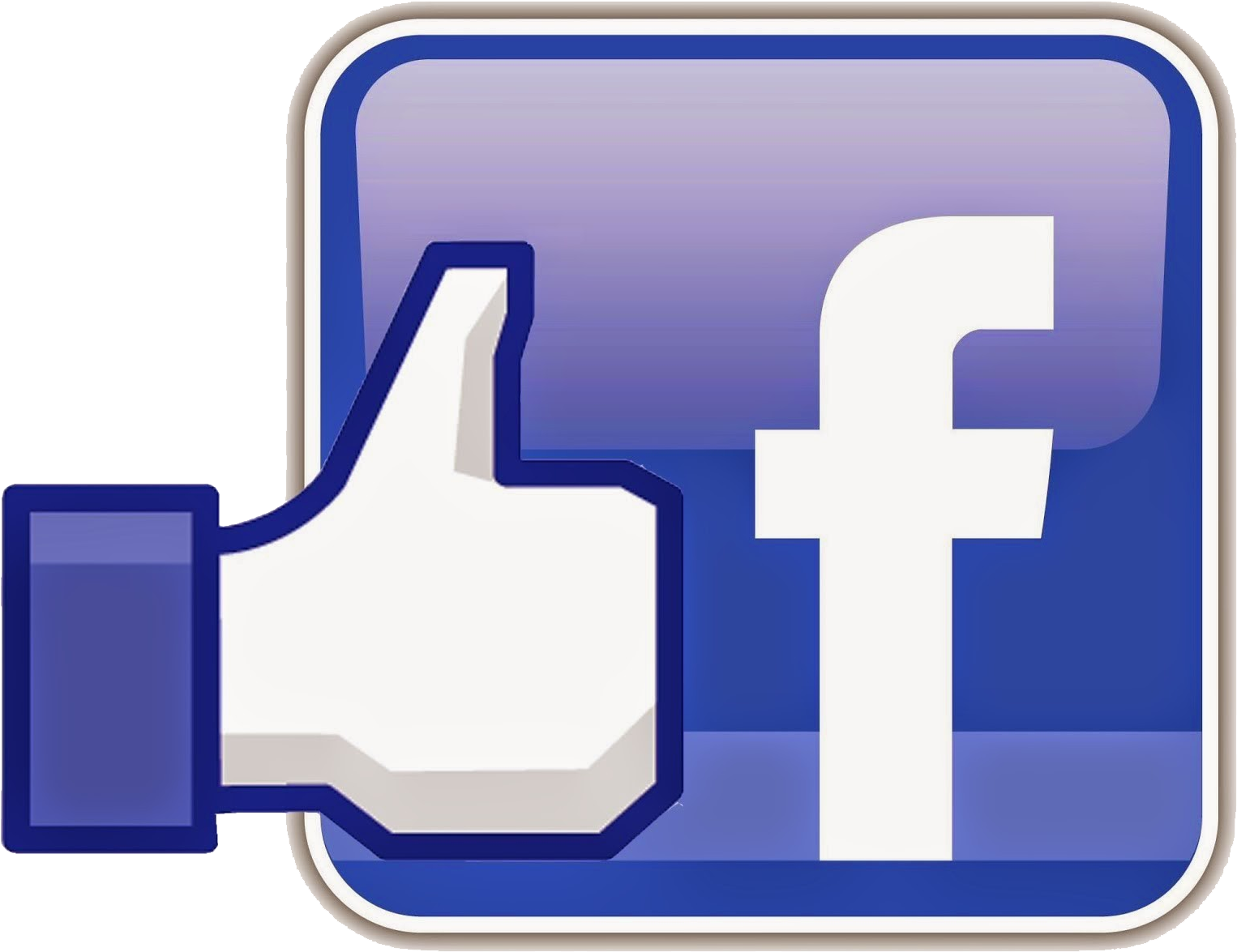 How To Make A Facebook Page For Your Tumblr Blog - Logo Facebook Like Png Clipart (1600x1209), Png Download