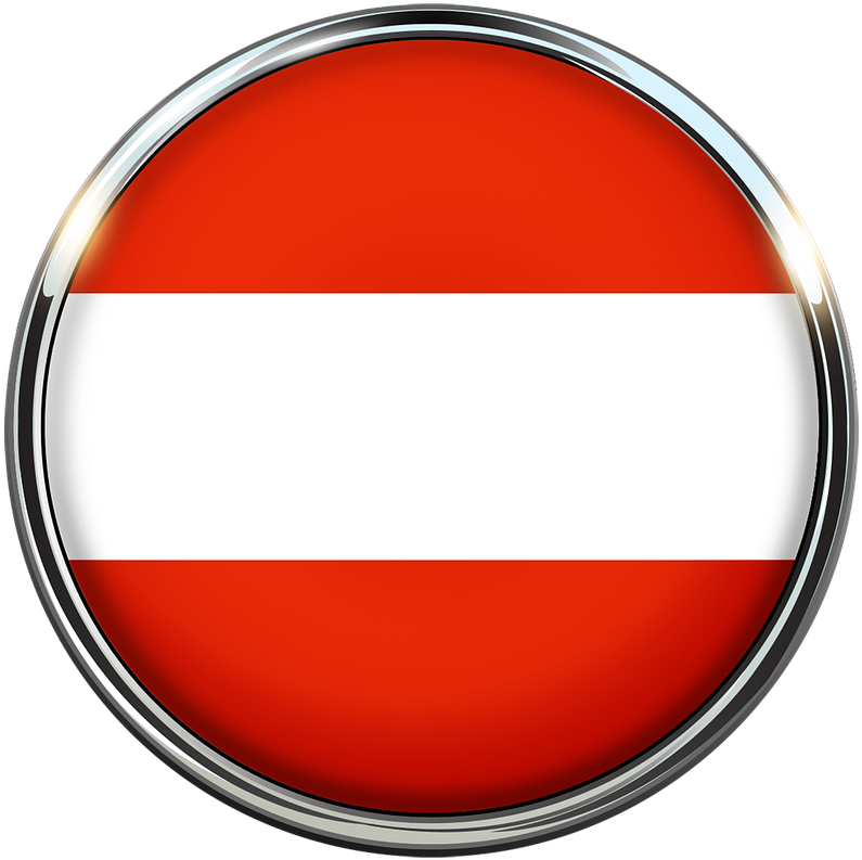 Bandiera Austriaca Png Clipart (1280x1280), Png Download