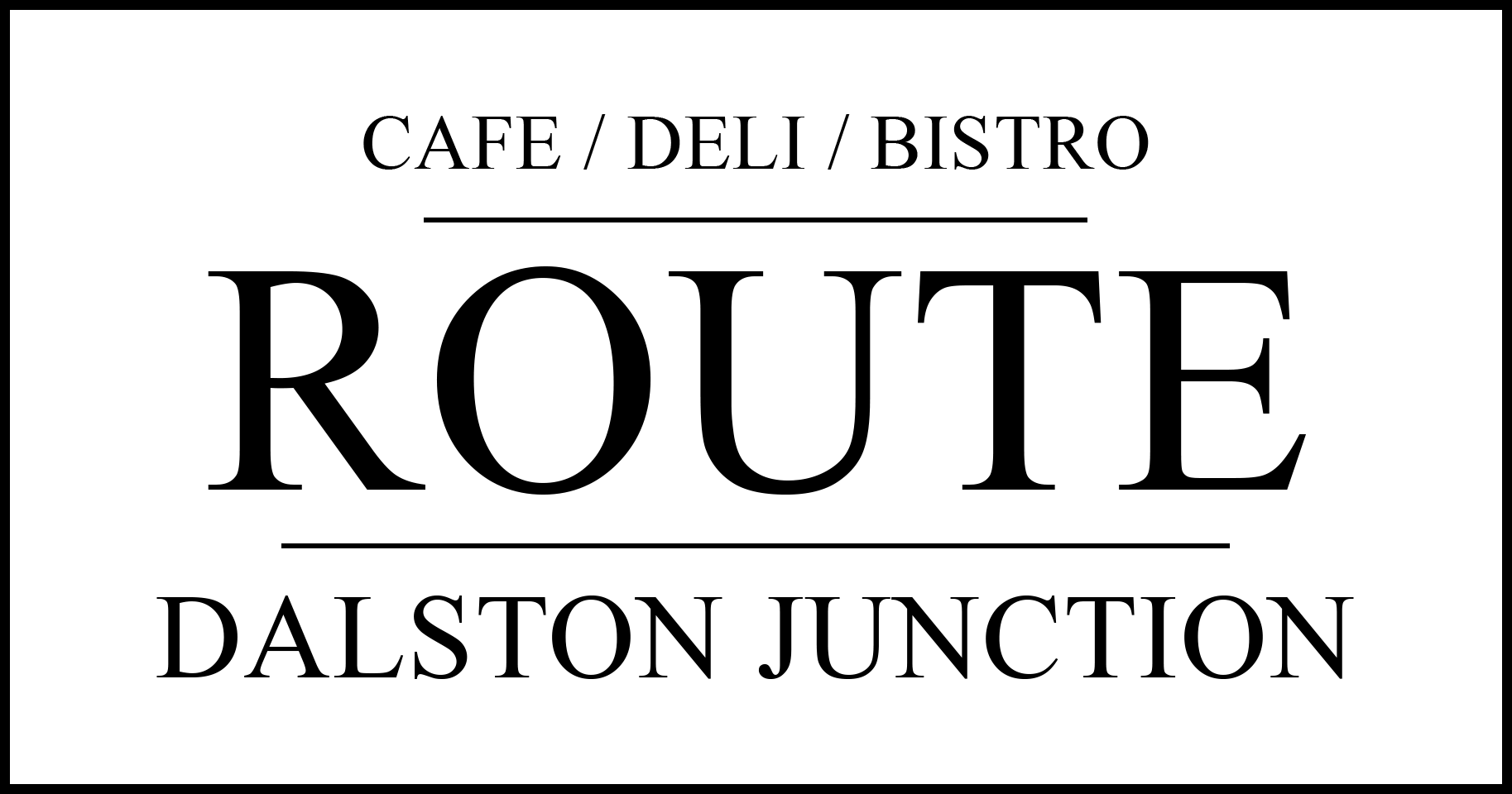 Route Cafe Logo - Calligraphy Clipart (1827x960), Png Download