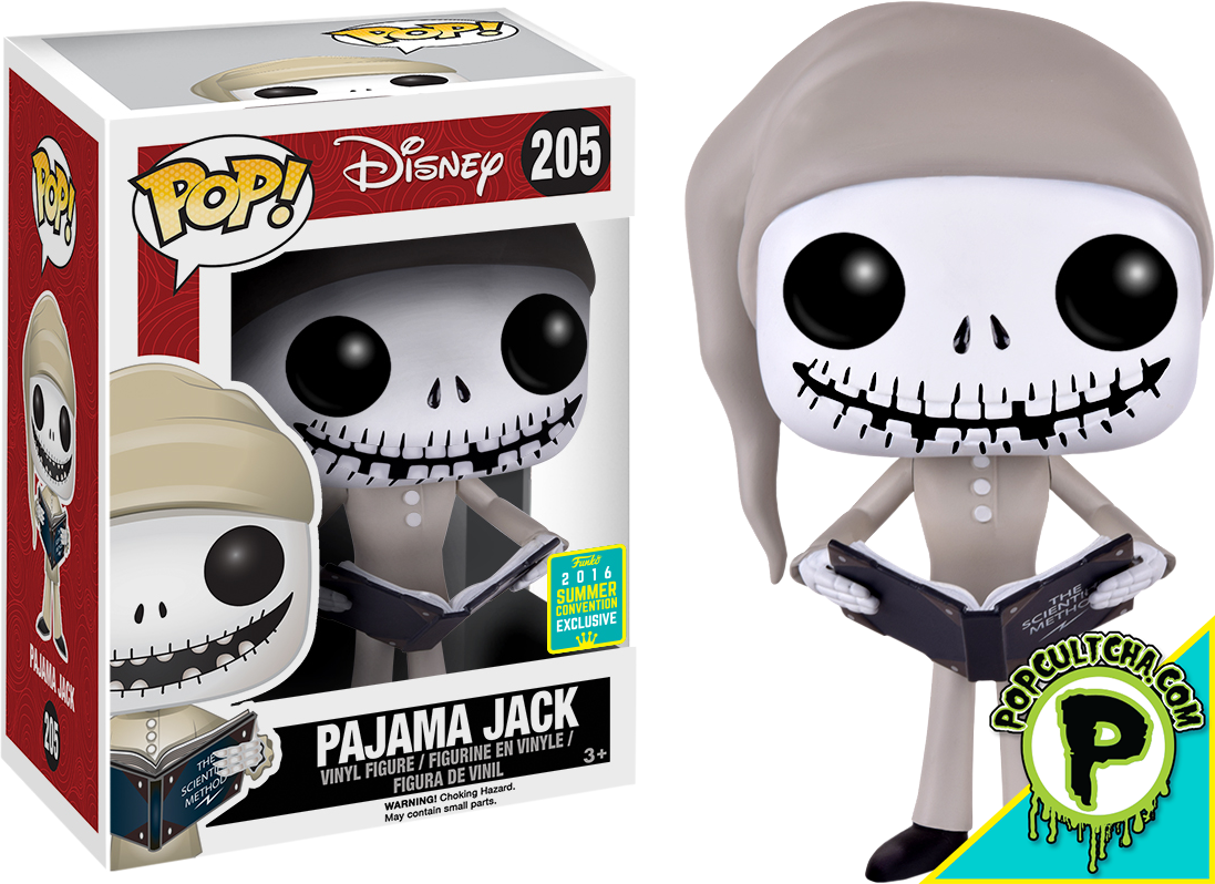 Nightmare Before Christmas - Pajama Jack Skellington Pop Clipart (1097x798), Png Download