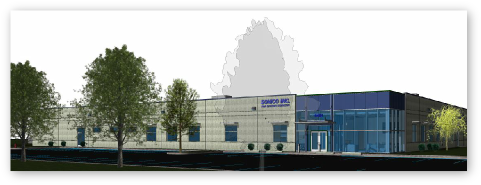 Commercial Building Clipart (971x379), Png Download