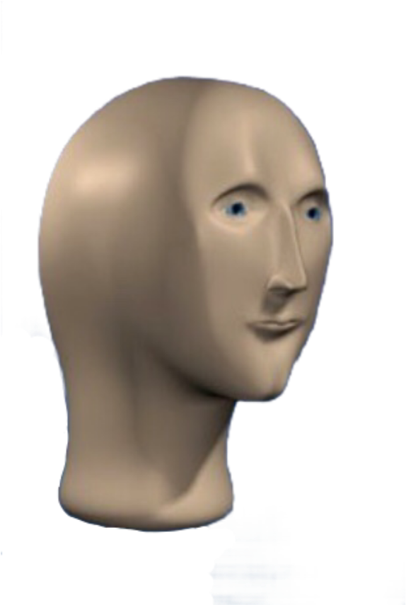 Succ Sticker - Surreal Meme Man Png Clipart (1024x1024), Png Download