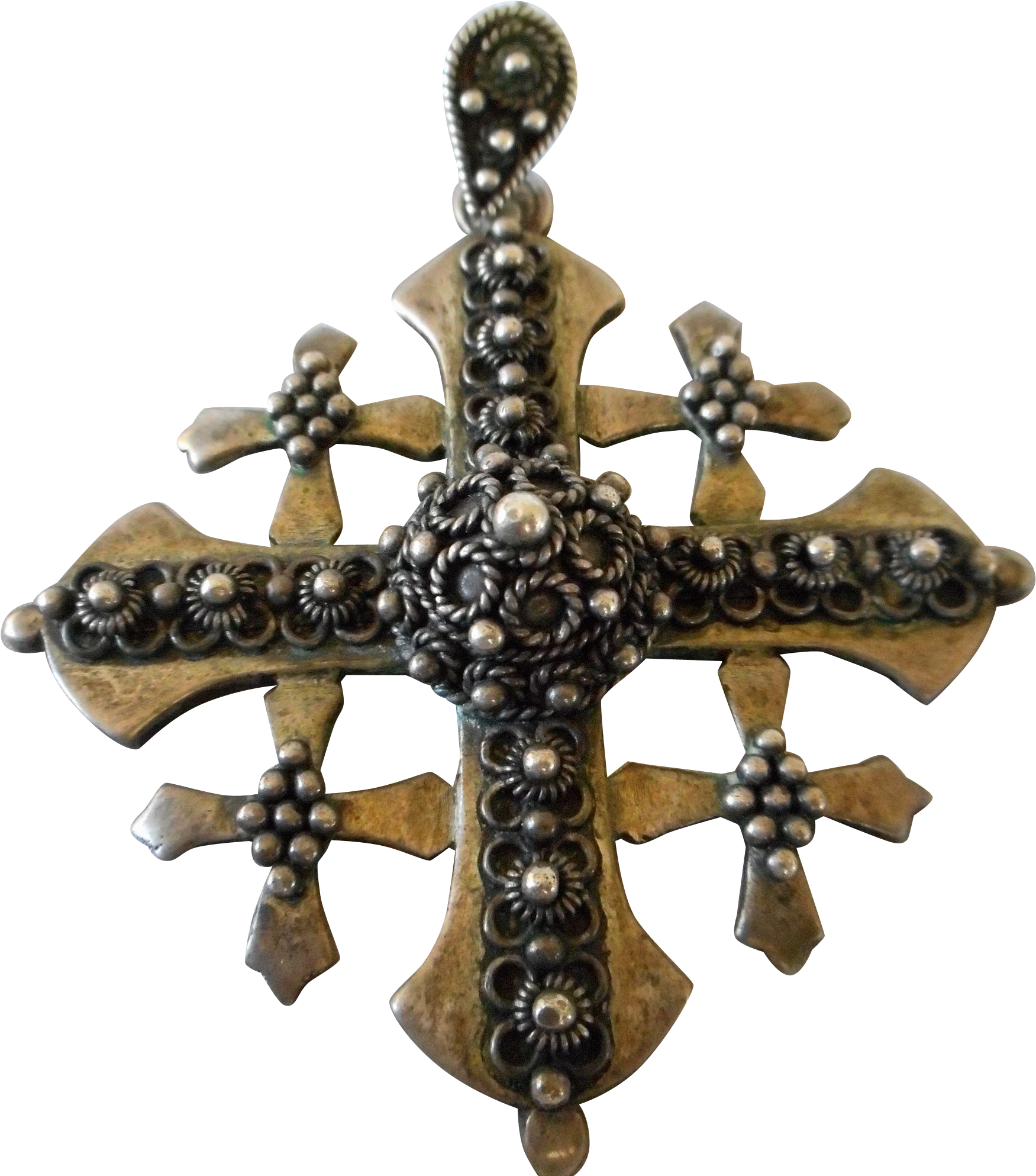 950 Jerusalem Intricate Maltese Cross Pendant Clipart (1986x1986), Png Download