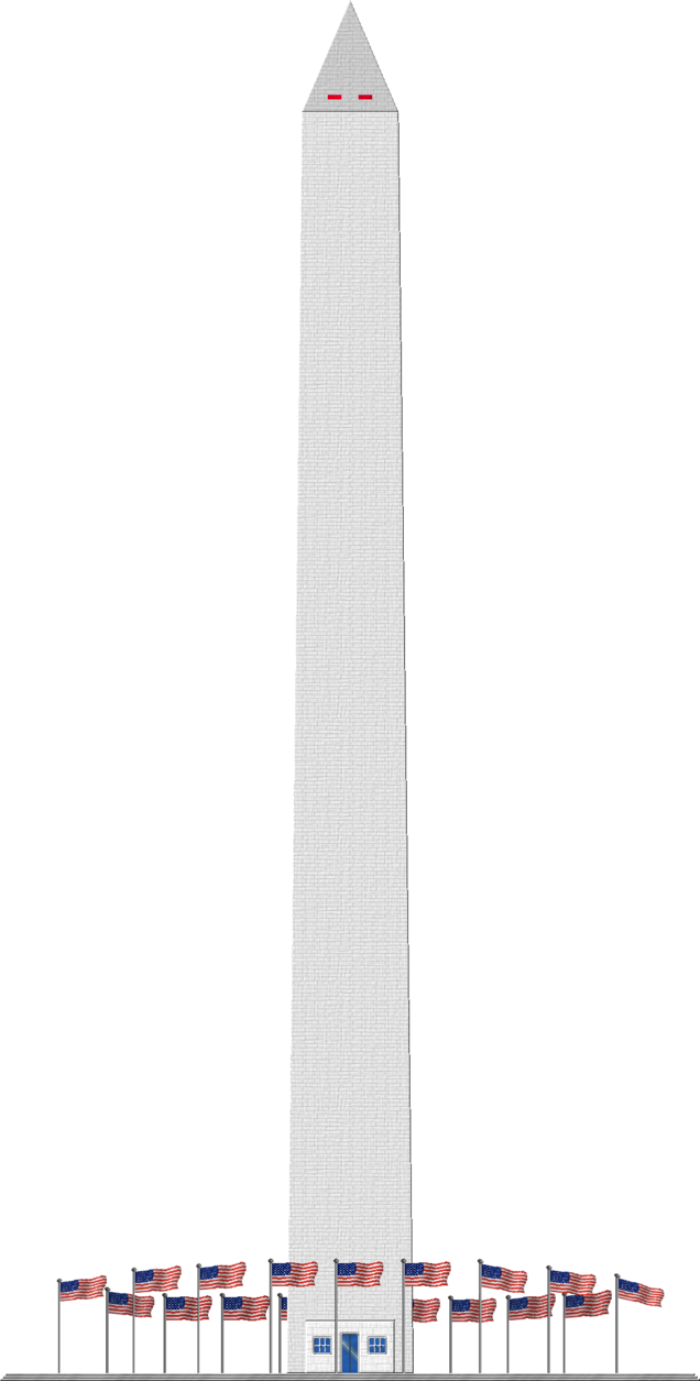 Washington Monument Png - Washington Monument Logo Png Clipart (636x1255), Png Download