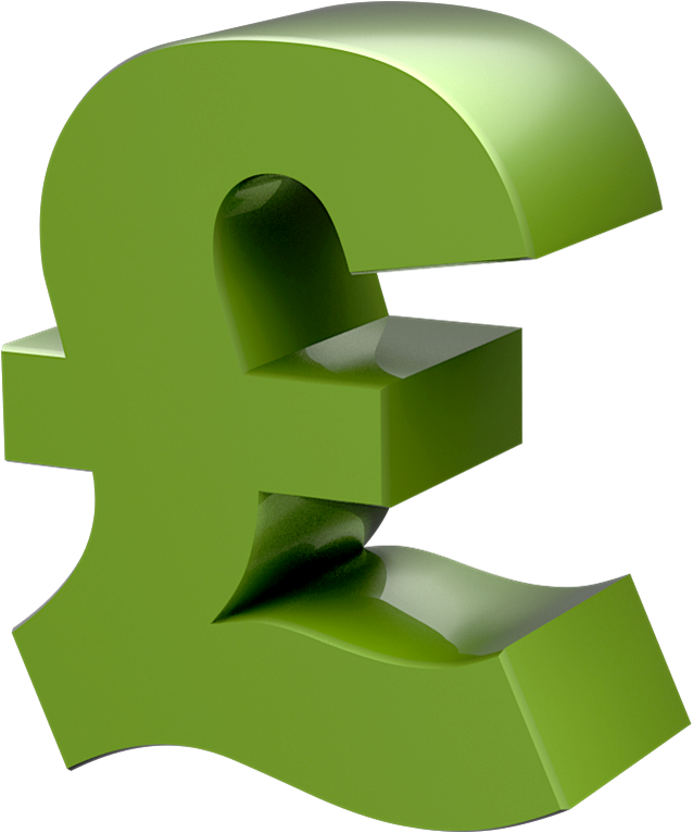 Pound Sign - Green Pound Sign Png Clipart (638x766), Png Download