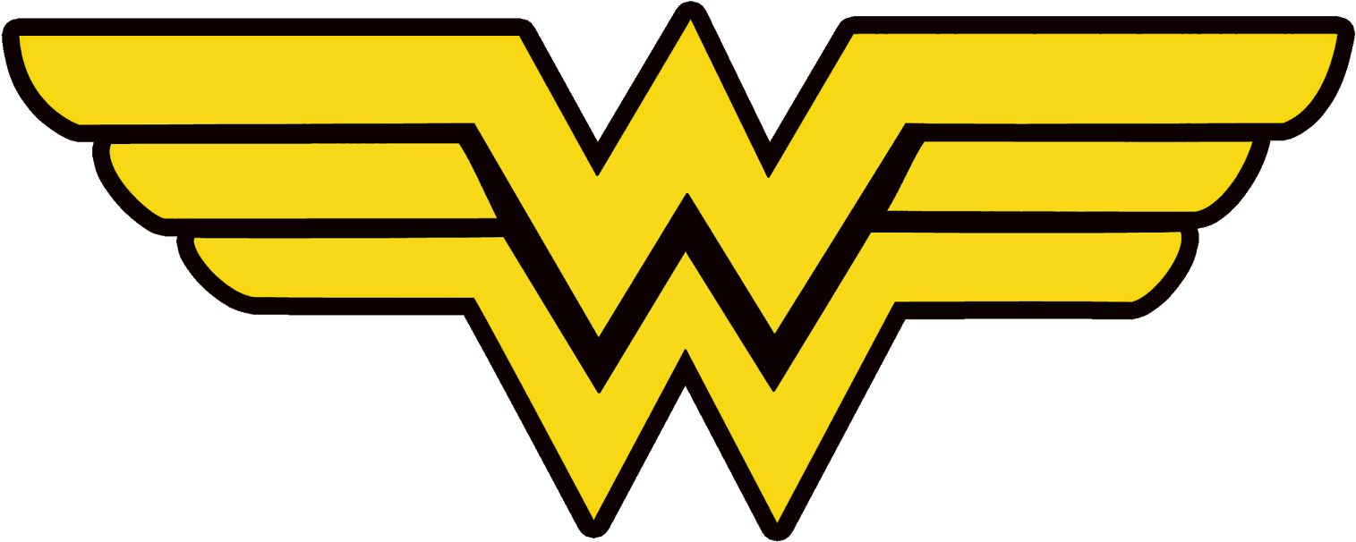 Wonderwoman Baby Clipart - Wonder Woman Logo Png Transparent Png (1600x781), Png Download