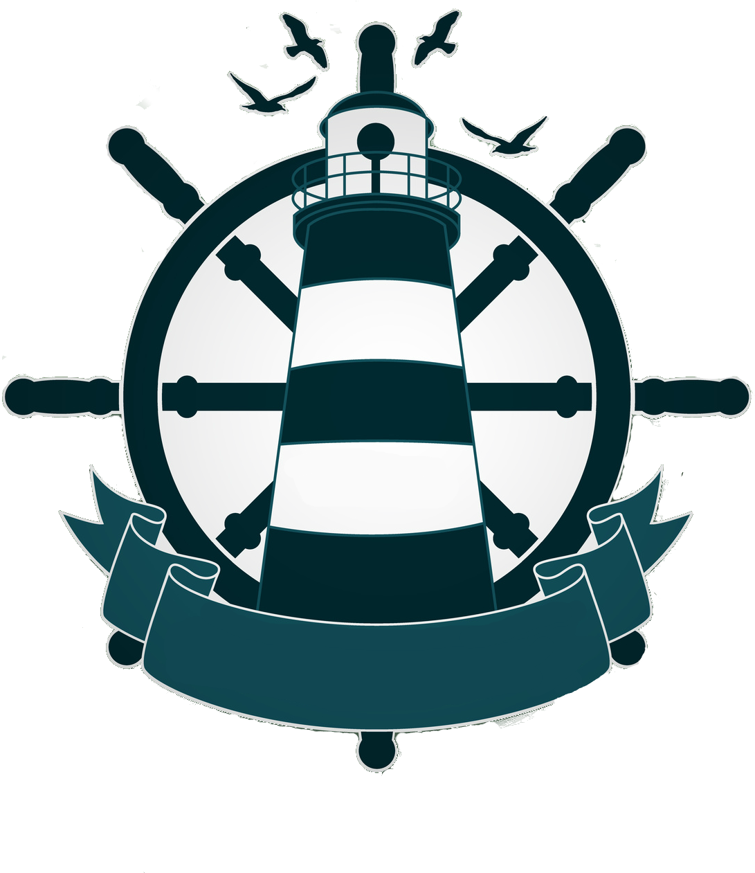 Hc Studios - Ship Wheel Silhouette Clipart (1378x1378), Png Download