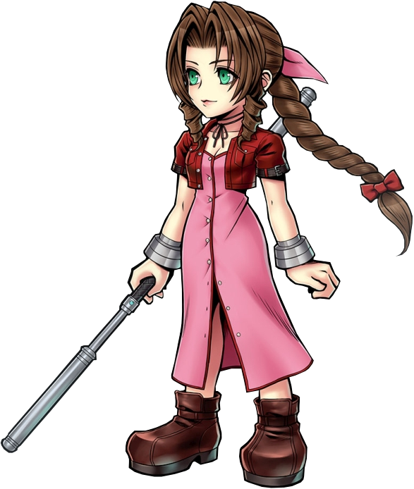 Aerith Png - Dissidia Opera Omnia Characters Clipart (587x694), Png Download