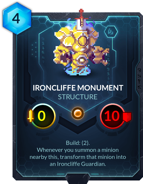 Ironcliffe Monument - Duelyst Strategos Clipart (632x772), Png Download