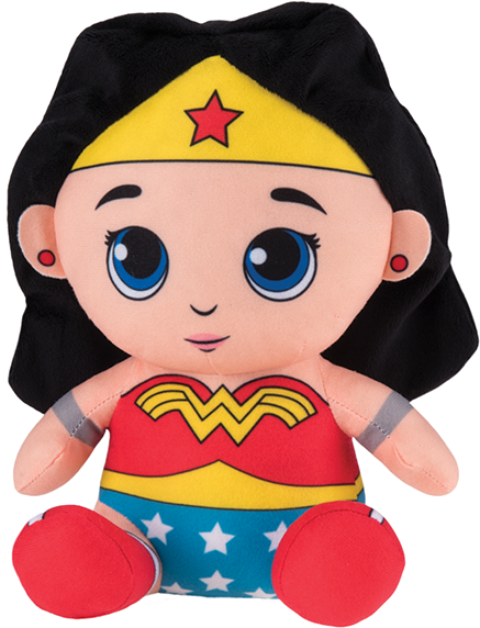Wonder Woman Justice League Plush Doll From Toy Factory Clipart (634x634), Png Download