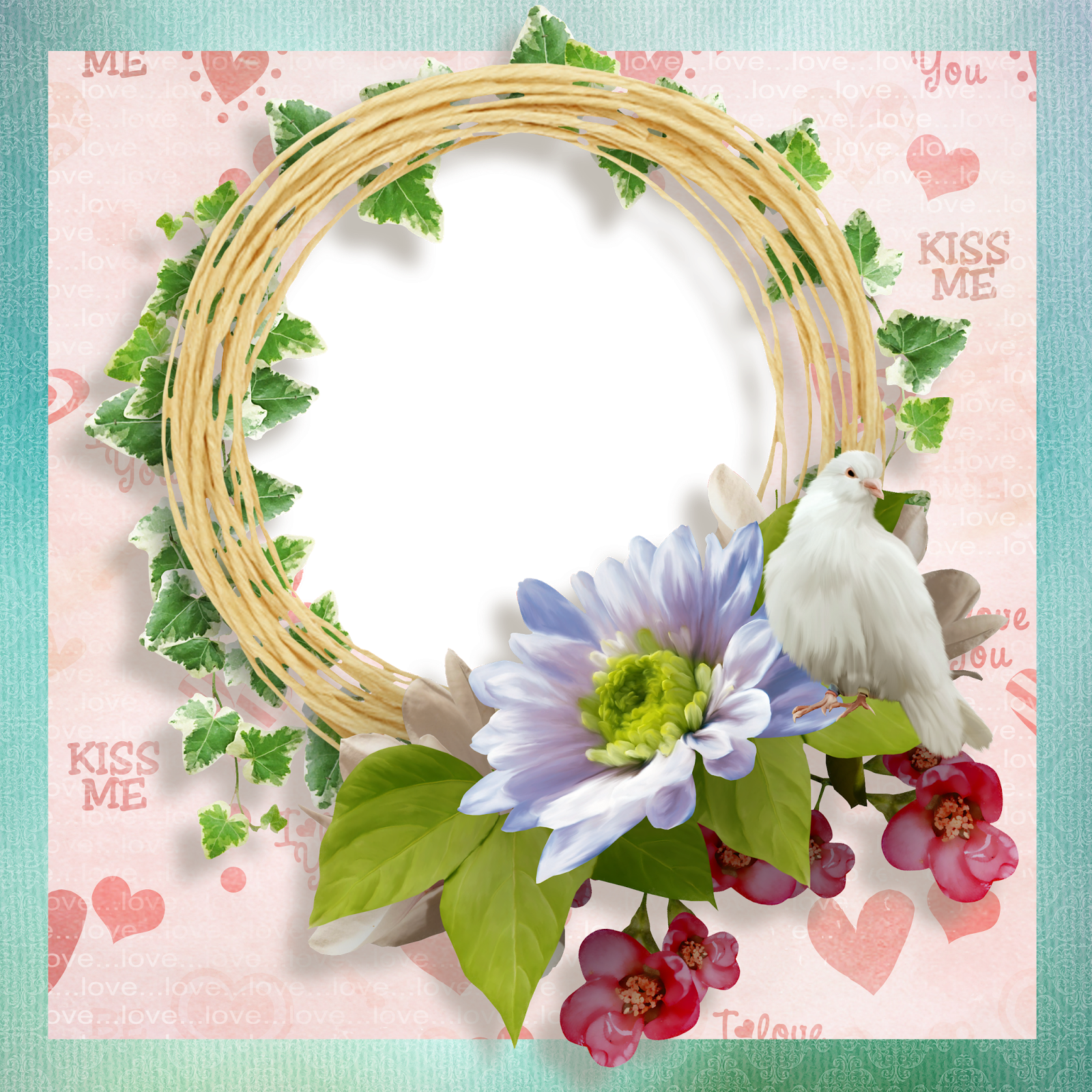 Marco, Amor, Png, Paloma - Frames Free Transparent New Designs Clipart (1600x1600), Png Download