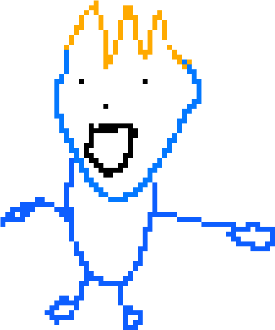 Fire Hair Guy Froom Dumb Ways To Die - Cartoon Clipart (710x770), Png Download